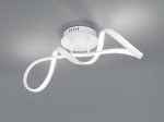 Lampa sufitowa nowoczesna zawinięta wstęga biała RL R67091131 Perugia LED 28W 4000K 60cm