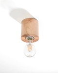 Salgado Plafon Sollux Lighting SL.0672 naturalne drewno