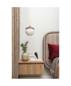 Lampa Wisząca UMMO KLF141P0 Kuul F G9 biały/czerwony