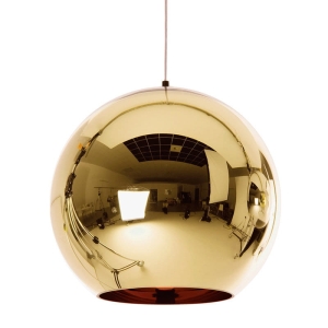 Lampa wisząca złota szklana kula Step Into Design ST-9021-S gold Mirror Glow E27 25cm x 227cm