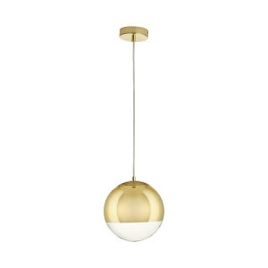 Lampa wisząca szklana złota kula Step Into Design MP1238-200 gold Flash S E27 20cm x 150cm