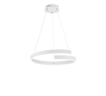 Lampa wisząca żyrandol biały okrąg zawinięty RL R37071131 Parma LED 37W 4000K 50cm