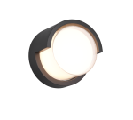 Lampa ogrodowa elewacyjna ścienna kinkiet okrągły z czarnym RL R27036132 Puno LED 8W 3000K 15cm