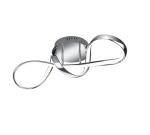 Lampa sufitowa nowoczesna plafon zawinięta wstęga chrom Sufitowa RL R67091106 Perugia LED 28W 4000K 60cm