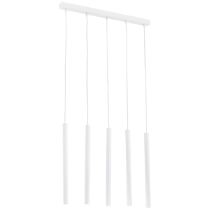 Lampa wisząca smukłe walce na listwie Argon 2062 Etna LED 5x4W 3000K biały
