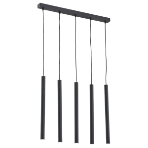 Lampa wisząca smukłe walce na listwie Argon 2063 Etna LED 5x4W 3000K czarny
