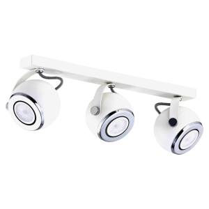 Lampa sufitowa punktowa spot Argon 1261 Kos 3xGU10 48cm biały