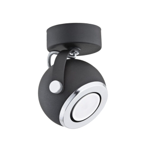 Lampa sufitowa ścienna punktowa spot Argon 3521 Kos GU10 Czarny