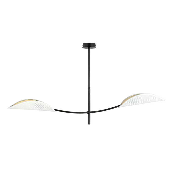 Lampa EMIBIG Lotus 1107/2 czarny - 0cae3d7721c3ad58d963b93d1e33c2cc