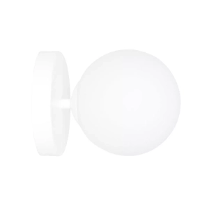  Lampa ścienna kinkiet mała biała kula nowoczesna Emibig 1021/K1 Biały Bior K1 White 1xE14