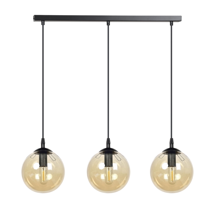 Lampa EMIBIG Cosmo 713/3 czarny - 99420cb607da632cbba4dc75aa223018