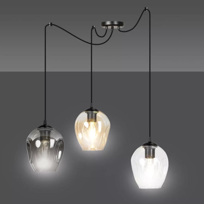 Lampa EMIBIG Level 759/3 czarny - d99fbf063e7e322df2cc42388edf912f