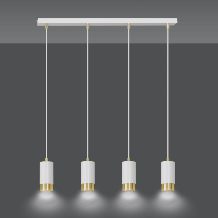 Lampa EMIBIG Fumiko 815/4 biały - fb9d9046ba45755bcc0e2640f17e901a