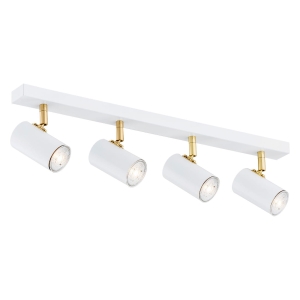 Lampa sufitowa listwa punktowa spot Argon 1689 Lagos 4xGU10 62cm biały złoty