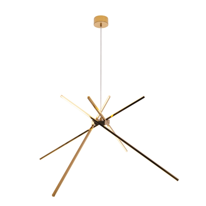 Lampa Max Light Spider P0457 złoty - 93428dcbda772febfdf20cffeb5571dd
