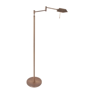 Mosiężna regulowana lampa podłogowa ledowa Steinhauer 3083BR LED 10W 3000K 123cm