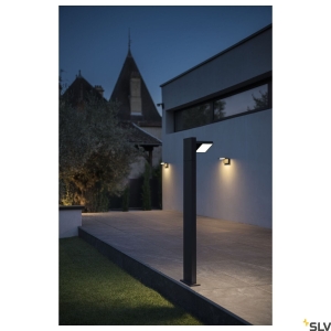 Antracytowy słupek oświetleniowy zewnętrzny SLV 1002992 Abridor LED 12W 3000/4000K IP55 100cm