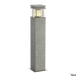Szary granitowy słupek oświetleniowy zewnętrzny SLV 231411 Arrock E27 IP44 70cm