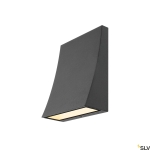 Antracytowy kinkiet zewnętrzny SLV 1000342 Delwa LED 10W 3000K IP44