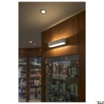 Biały podłużny zaoblony kinkiet SLV 1000634 Asso LED 21W 2000-3000K CRI90 30cm ściemnialny fazowo