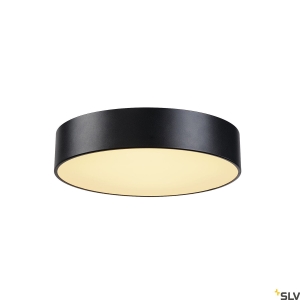 Czarny okrągły plafon SLV 1000864 Medo LED 28W 3000K 38cm ściemnianie 1-10V