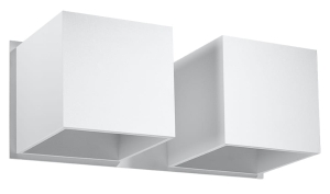 Quad 2 Biały Kinkiet Sollux Lighting SL.0656