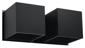 Quad 2 Czarny Kinkiet Sollux Lighting SL.0657