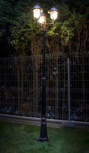 Latarnia oświetleniowa SU-MA OGMWN 3 O Prince 3xE27 IP43 195-295cm