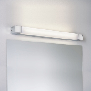 Oprawa ścienna QUASAR LED nad lustro 7.5W 570lm 440mm 3000K IP44 230V chrom / biały metal Paulmann PL79714
