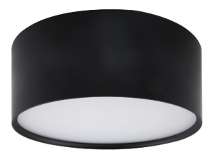 Plafon lampa ścienna walec tuba okrągła czarna Light Prestige LP-6331/1SM Kendal LED 6W 3000K 9cm