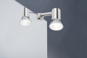 Oprawa ścienna SIMPLO LED GU10 5.3W 2700K 230V żelazo szczotkowane / metal Paulmann PL99905