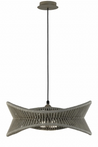 Lampa wisząca z abażurem z liny Mantra 7130 Polinesia E27 60cm x 174cm