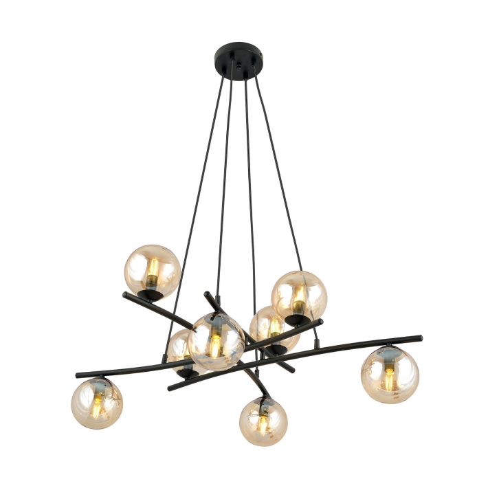 Lampa EMIBIG Essa 1204/8 czarny - ade1b988c35500ae82fd4e4c87fbd197