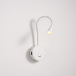 Biały dotykowy kinkiet z giętkim ramieniem i ładowarką USB Elkim Lighting 642301102 Sulta LED 3W 3000K 30stopni