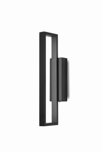 Lampa ścienna kinkiet prostokątny czarny Mantra 7175 Durban LED 10W 3000K 35cm