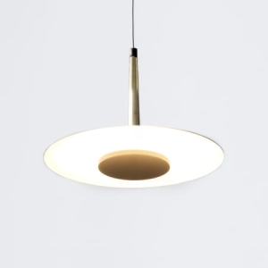 Lampa wisząca nowoczesna minimalistyczna do salonu okrągła mała miedziana Mantra 7305 Orion LED 8W 3000K 25cm