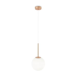 Lampa Wisząca Szklana Kula Maytoni MOD321PL-01G3 Basic form E14 20cm x 180cm złoty