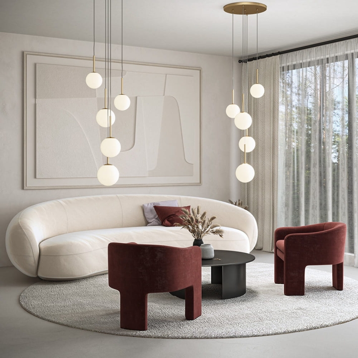 Lampa Maytoni Basic form MOD321PL-05G biały - e8150e8b6ff5b424eb76271929cfdcc6