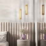Lampa Wisząca Maytoni MOD410PL-L12BS3K Sonata LED 12W 3000K 8cm x 136cm mosiądz