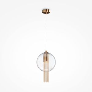 Lampa Wisząca Maytoni P095PL-01BZ Flusso GU10 20cm z 170cm braz