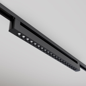 Czarny reflektor na szynoprzewód 1-fazowy Maytoni TR010-1-22W3K-M-B-DE Points LED 20W 1500LM 3000K 36stopni 60cm