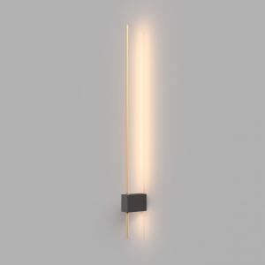 Lampa ścienna podłużny Kinkiet Maytoni C070WL-L6GB3K Pars LED 6W 3000K 3cm x 62cm złoty
