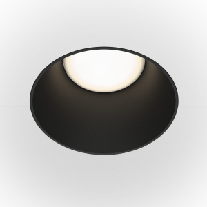 Lampa sufitowa Podtynkowa Maytoni DL051-01-GU10-RD-WB Share GU10 5,5x14cm czarny bez ramki