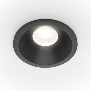 Lampa sufitowa Podtynkowa Maytoni DL034-01-06W3K-B Zoom LED 6W 3000K IP65 CRI90 60stopni 6cm x 6cm czarny bez regulacji