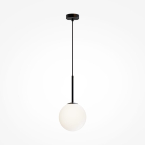 Lampa Wisząca Szklana Kula Maytoni MOD321PL-01B1 Basic form E14 20cm x 180cm czarny