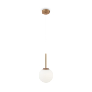 Lampa Wisząca Szklana Kula Maytoni MOD321PL-01G2 Basic form E14 18CM x 180cm złoty