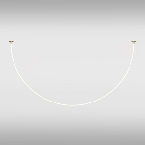 Lampa Wisząca Łuk Wąż Świetlny 4m Maytoni MOD146PL-L40G3K 40W 2200LM 3000K złoty