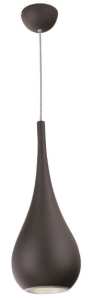 Czarna lampa wisząca łezka kropla MaxLight P0233 Drop E27