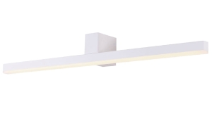 Biały kinkiet ledowy nad lustro MaxLight W0214 Finger LED 9W 3000K IP54 90cm