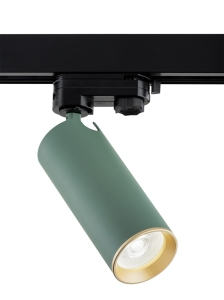 Zielony reflektor punktowy na szynę 3-fazową Argon 8339 Torello GU10